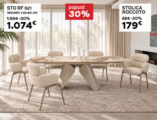 STO RF 180*90+2*40 + STOLICA ROCCO